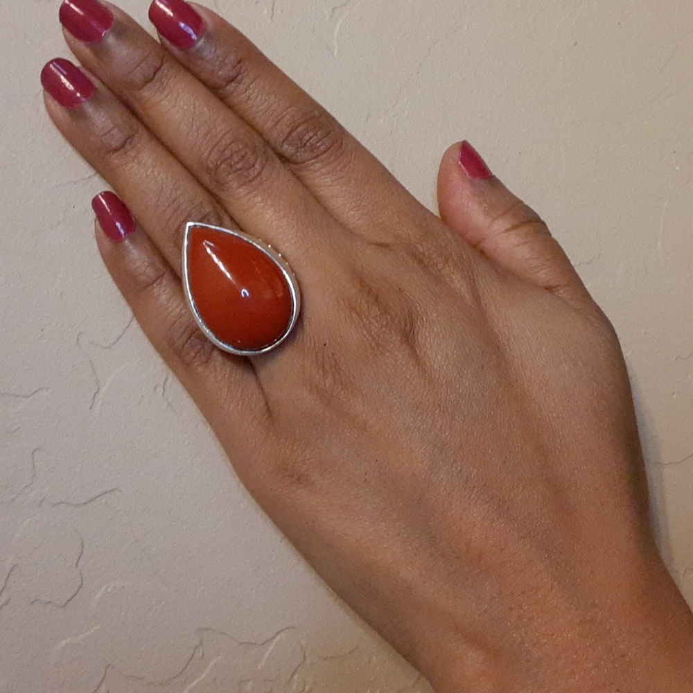 ❤SOLD❤925 Interchangeable magnetic Genuine Gemstones Ring. - Picture 8 of 17